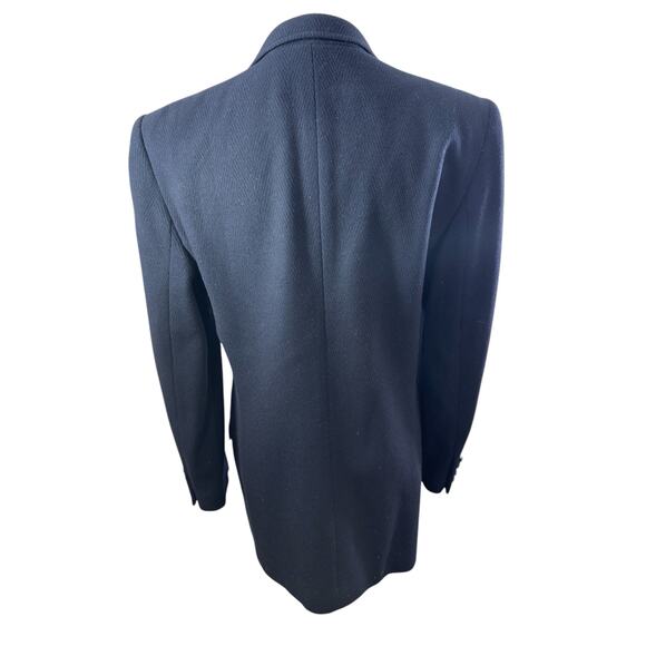 "LAUREN RALPH LAUREN" EUC Vintage Wool & Cashmere Blazer Herringbone Equestrian - Picture 3 of 14